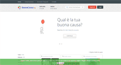 Desktop Screenshot of buonacausa.org
